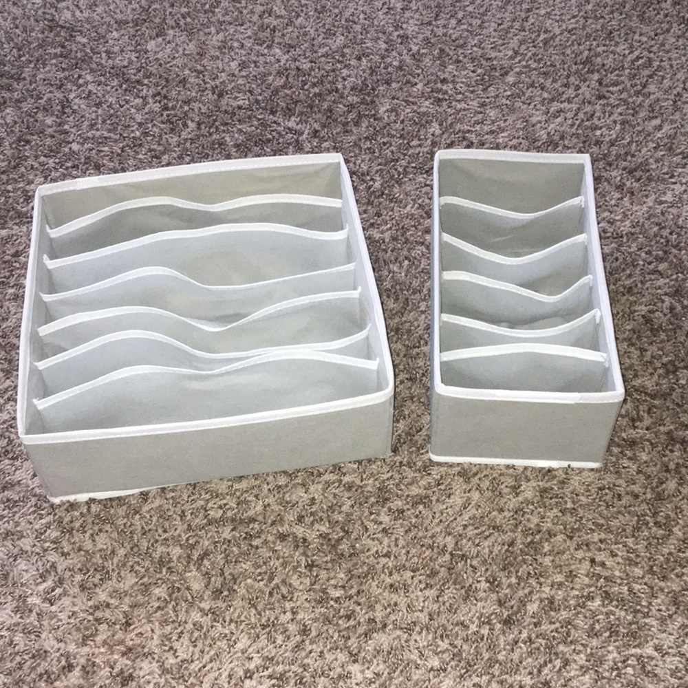 Grey Drawer Organizer
